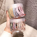 20 pcs Scrunchies Elastic hair ties colorful custom rubber elastic hair tie bracelet ponytail holder Accessories for women Girl